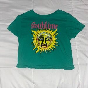 Sublime Women's Green Short Sleeve Tee